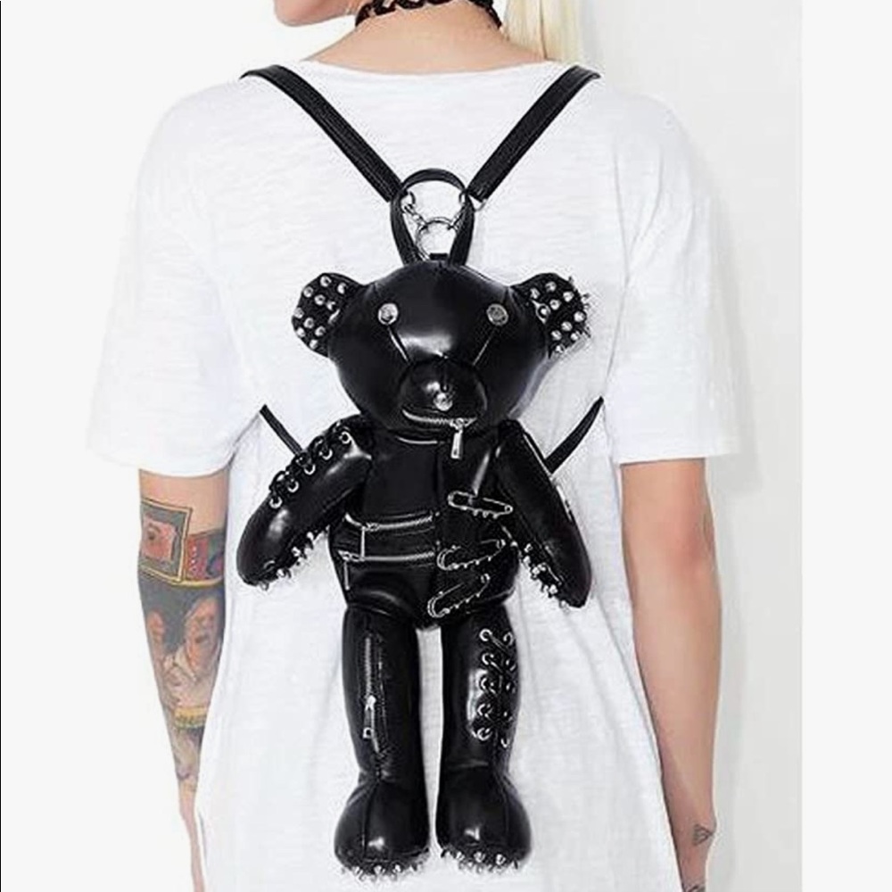 Current Mood Punk Rock Teddy Backpack